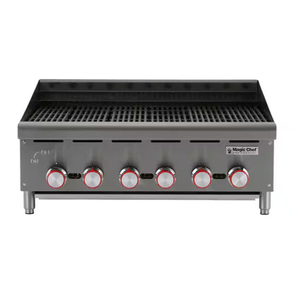 36 In. Commercial Countertop Radiant Char Broiler