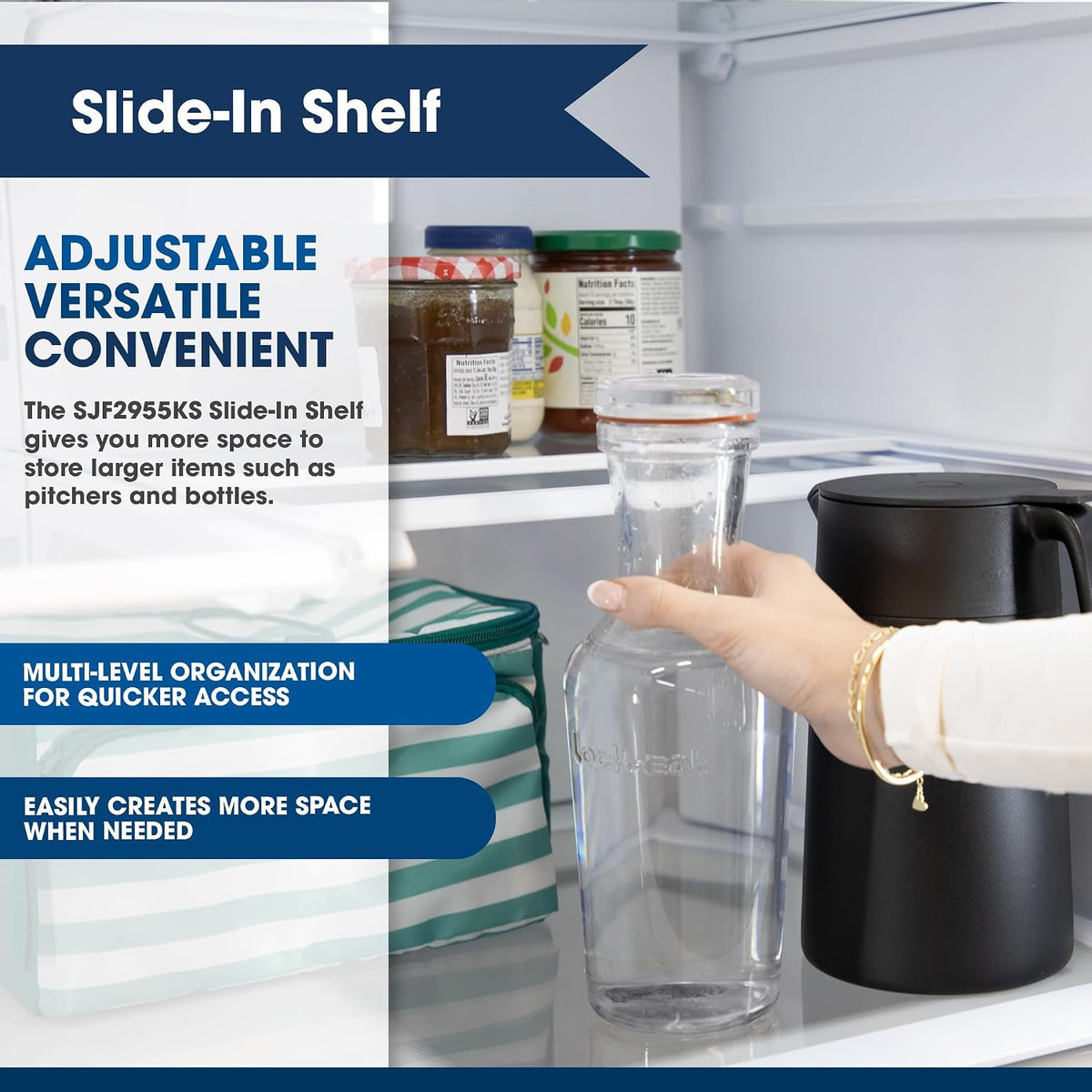 SJF2955KS 28.9 Cu.Ft. Standard Depth 36 In. French Door Refrigerator