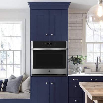 GE 30 In. Smart Single Electric Built‑In Electric Wall Oven, Self‑Cleaning – Stainless Steel