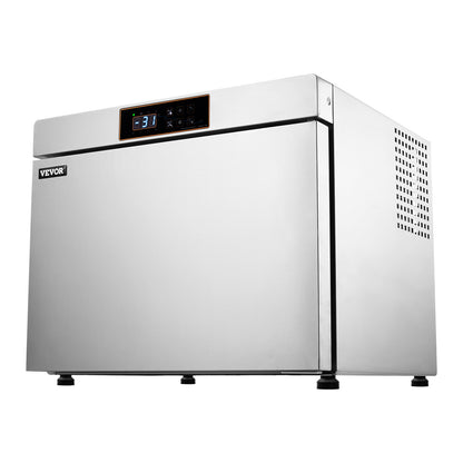 Commercial Blast Freezer 4 Trays Blast Chiller for Seafood Ice Cream Gelato 32L