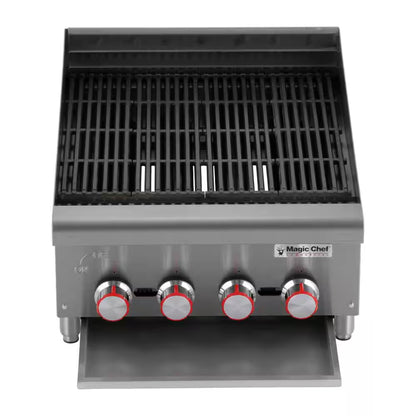 24 In. Commercial Countertop Radiant Char Broiler