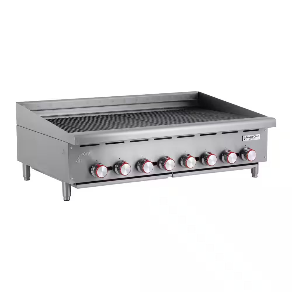 48 In. Commercial Countertop Radiant Char Broiler