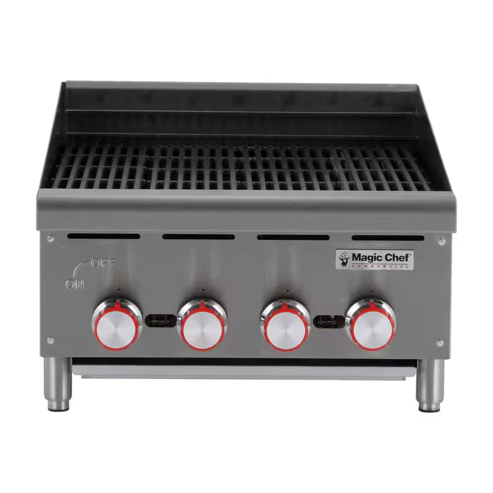 24 In. Commercial Countertop Radiant Char Broiler