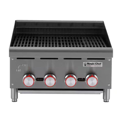 24 In. Commercial Countertop Radiant Char Broiler
