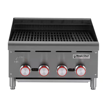 24 In. Commercial Countertop Radiant Char Broiler