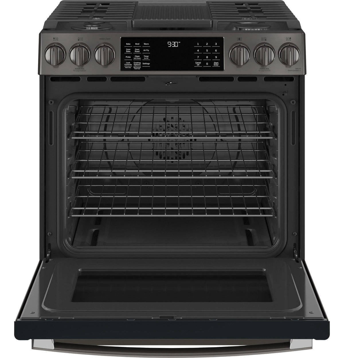 Profile 30" Smart Slide-In Front-Control Gas Ran with No Preheat Air Fry