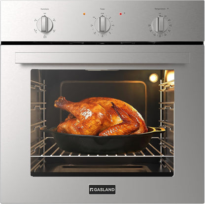 24 Inch Electric Wall Oven with 5 Cooking Modes, 2.79 Cu.Ft, 2200W