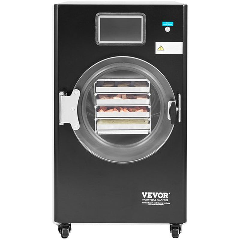 VEVOR Vacuum Freeze Dryer 4-Layer Fruit Vegetable Freeze Drying Machine W/ Pump
