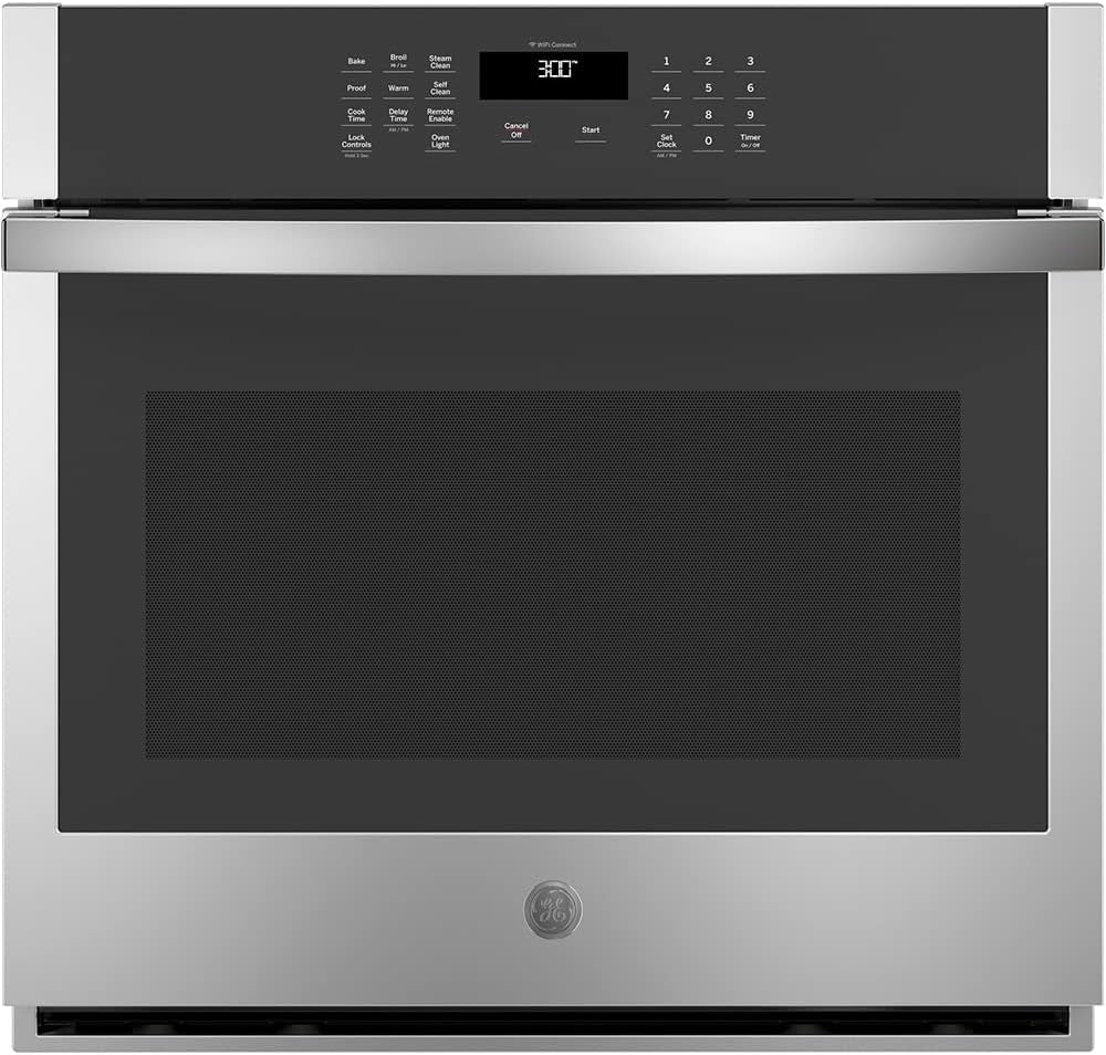 GE 30 In. Smart Single Electric Built‑In Electric Wall Oven, Self‑Cleaning – Stainless Steel