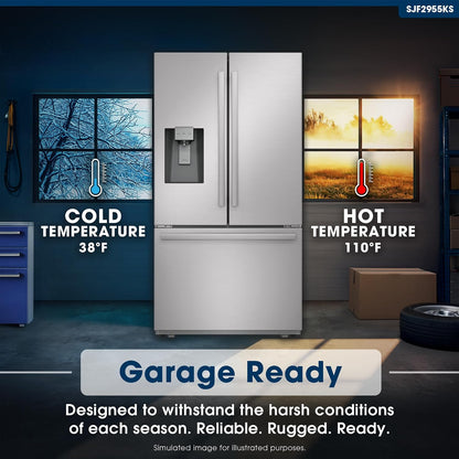 SJF2955KS 28.9 Cu.Ft. Standard Depth 36 In. French Door Refrigerator