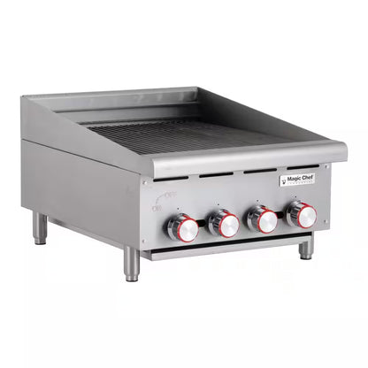 24 In. Commercial Countertop Radiant Char Broiler