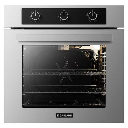 24In. Built-In Single Natural Gas Wall Oven in Stainless Steel W/Timer Rotisserie and Convection Functions,Etl Certified