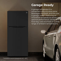 18.1 Cu. Ft. 30" Wide Top Mount Refrigerator - Black