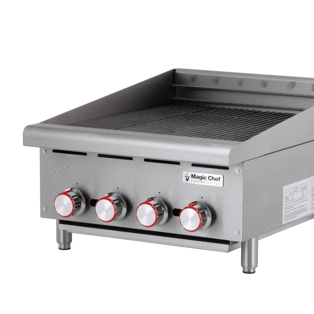 24 In. Commercial Countertop Radiant Char Broiler