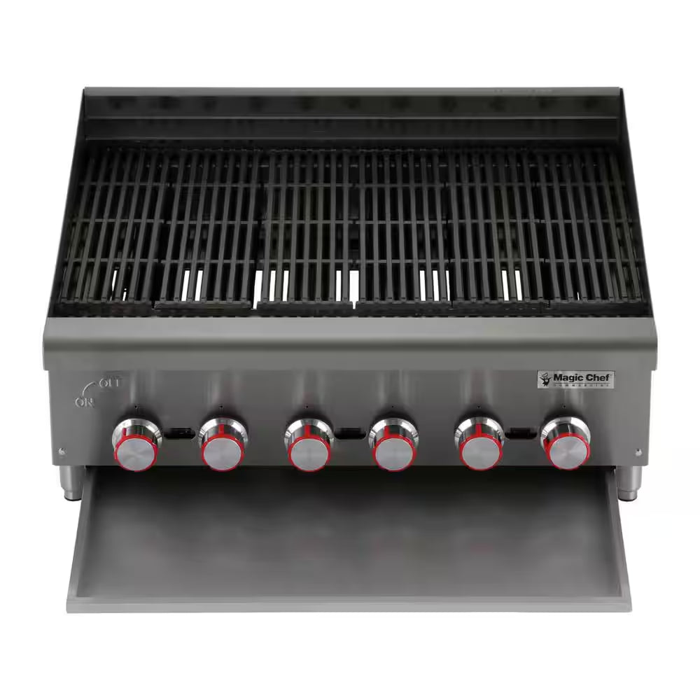 36 In. Commercial Countertop Radiant Char Broiler