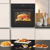 24 In. Single Wall Electric Oven with Convection, Touch Control in Stainless Steel