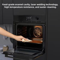 24 In. Single Wall Electric Oven with Convection, Touch Control in Stainless Steel