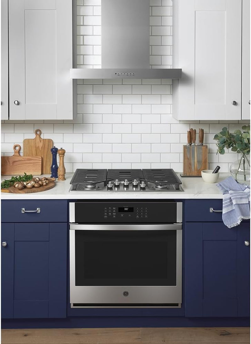 GE 30 In. Smart Single Electric Built‑In Electric Wall Oven, Self‑Cleaning – Stainless Steel