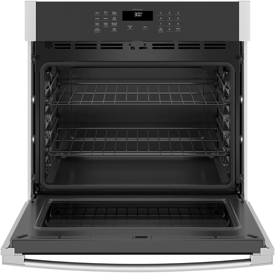 GE 30 In. Smart Single Electric Built‑In Electric Wall Oven, Self‑Cleaning – Stainless Steel