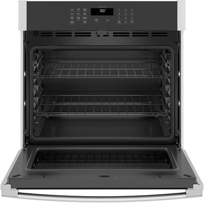 GE 30 In. Smart Single Electric Built‑In Electric Wall Oven, Self‑Cleaning – Stainless Steel