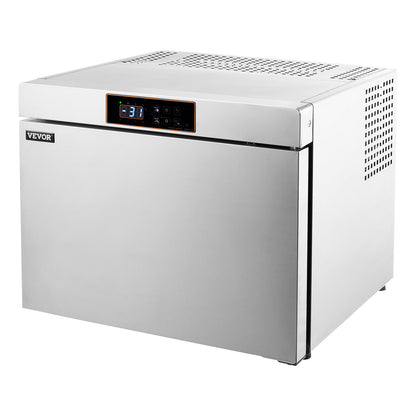 Commercial Blast Freezer 4 Trays Blast Chiller for Seafood Ice Cream Gelato 32L