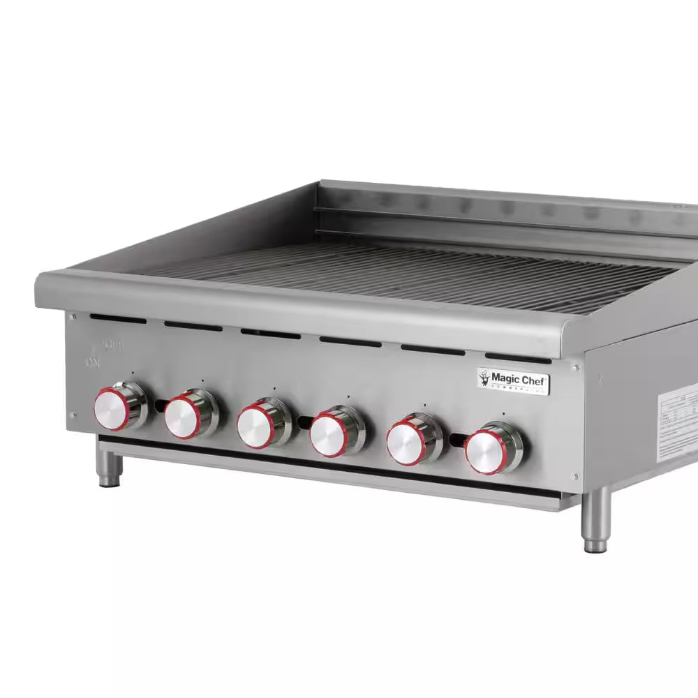 36 In. Commercial Countertop Radiant Char Broiler