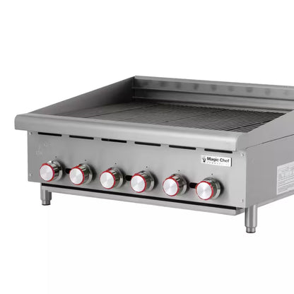 36 In. Commercial Countertop Radiant Char Broiler