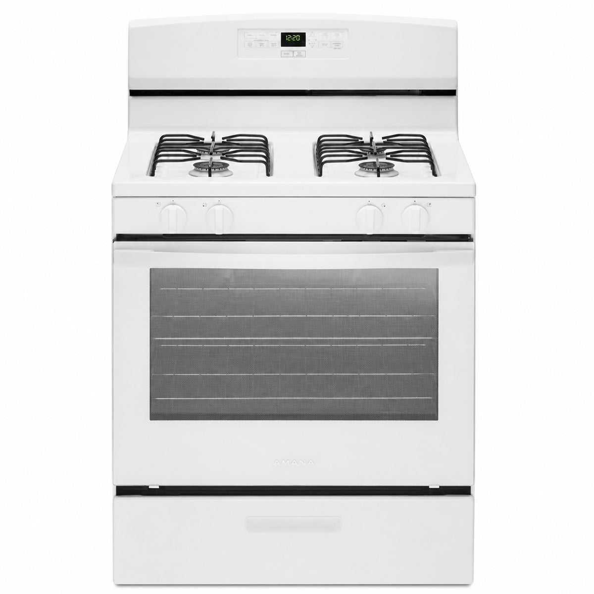 Freestanding Gas Range Built for Home Cooking, 5.1 Cu Ft Capacity, 4 Sealed Burners, 15,000 BTU Output